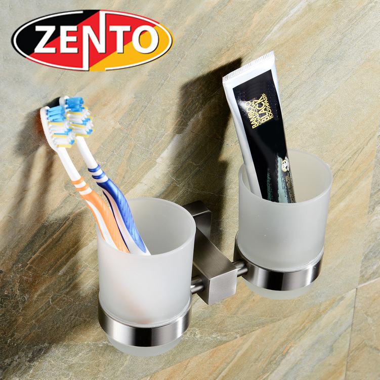 2 cốc thủy tinh kèm kệ đỡ inox304 Zento HC1272 2 cốc thủy tinh kèm kệ đỡ inox304 Zento HC1272